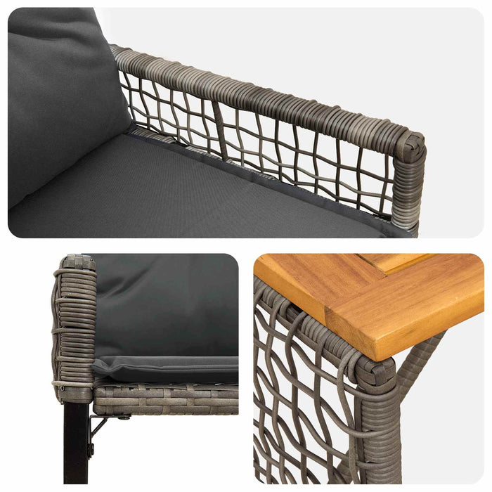 Set de Mobilier pentru Exterior cu pernă oțel - WALTI WALTI