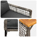 Set de Mobilier pentru Exterior cu pernă oțel - WALTI WALTI