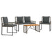 Set de Mobilier pentru Exterior cu pernă oțel - WALTI WALTI