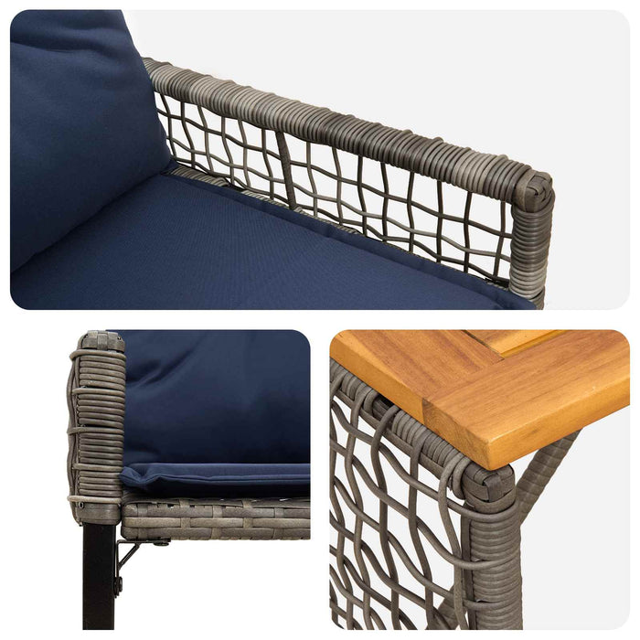 Set de Mobilier pentru Exterior cu pernă oțel - WALTI WALTI