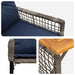 Set de Mobilier pentru Exterior cu pernă oțel - WALTI WALTI