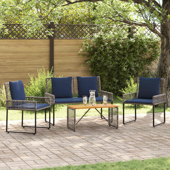 Set de Mobilier pentru Exterior cu pernă oțel - WALTI WALTI