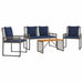 Set de Mobilier pentru Exterior cu pernă oțel - WALTI WALTI