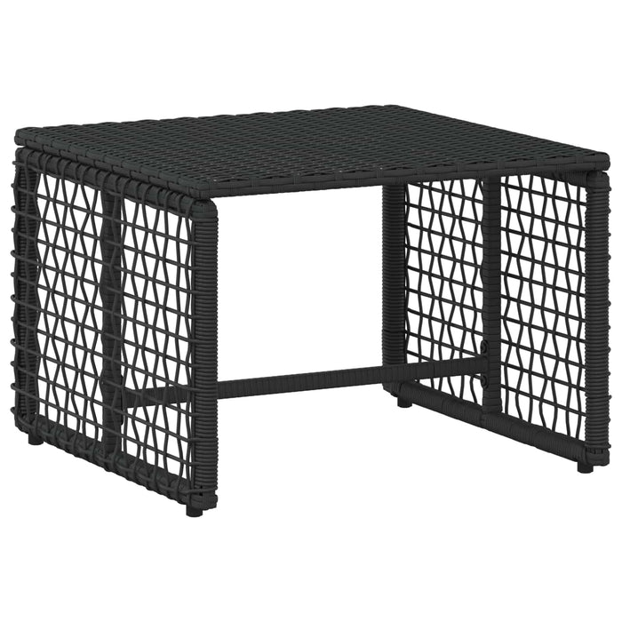 Set de Mobilier pentru Exterior cu pernă 5 pcs Negru și Alb - WALTI WALTI