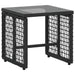 Set de Mobilier pentru Exterior cu pernă 5 pcs Negru și Alb - WALTI WALTI
