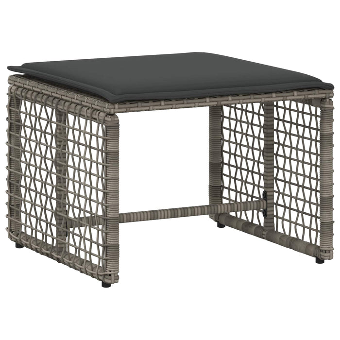 Set de Mobilier pentru Exterior cu pernă 5 pcs Gri - WALTI WALTI