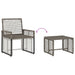 Set de Mobilier pentru Exterior cu pernă 5 pcs Gri și bleumarin - WALTI WALTI
