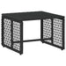 Set de Mobilier pentru Exterior cu pernă 5 pcs Negru și Turcoaz - WALTI WALTI