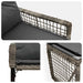 Set de Mobilier pentru Exterior cu pernă 3 pcs Gri - WALTI WALTI