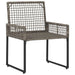 Set de Mobilier pentru Exterior cu pernă 3 pcs Gri și bleumarin - WALTI WALTI