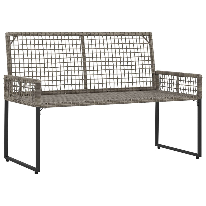 Bancă de exterior cu pernă Gri și Bleumarin 118 x 55 x 82 cm - WALTI WALTI