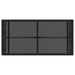 Masă de exterior Gri și negru 80 x 40 x 40 cm - WALTI WALTI