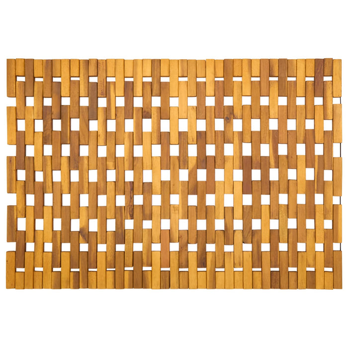 Covorașe de baie natural 55 x 80 cm Lemn Solid de Acacia - WALTI WALTI