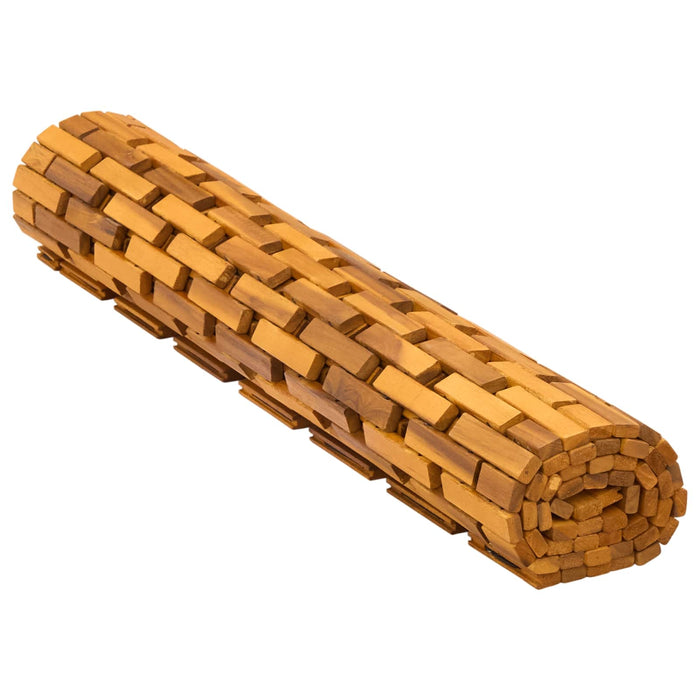 Covorașe de baie natural 85 x 120 cm Lemn Solid de Acacia WALTI