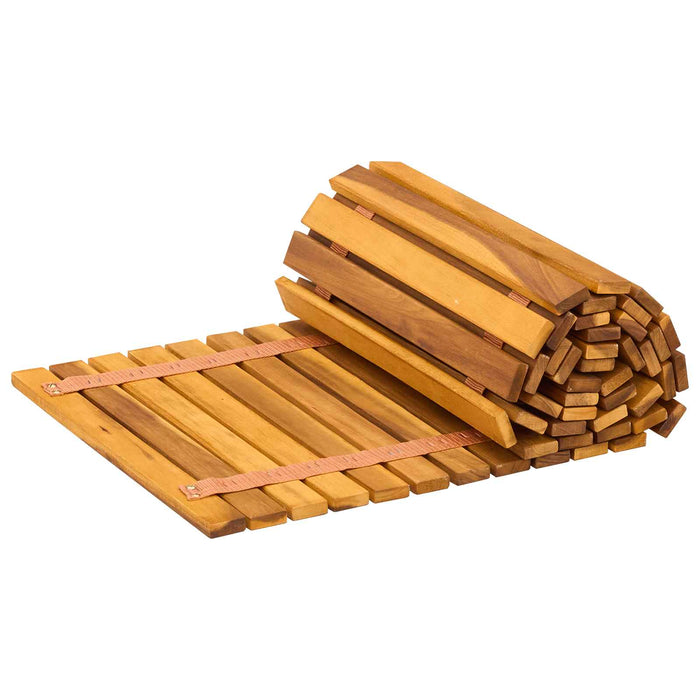 Aleea din grădină natural 200 x 40 cm Lemn Solid de Acacia - WALTI WALTI