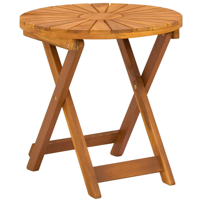 Masă de bistro natural Ø45 x 45 cm Lemn Solid de Acacia - WALTI WALTI