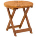 Masă de bistro natural Ø45 x 45 cm Lemn Solid de Acacia - WALTI WALTI