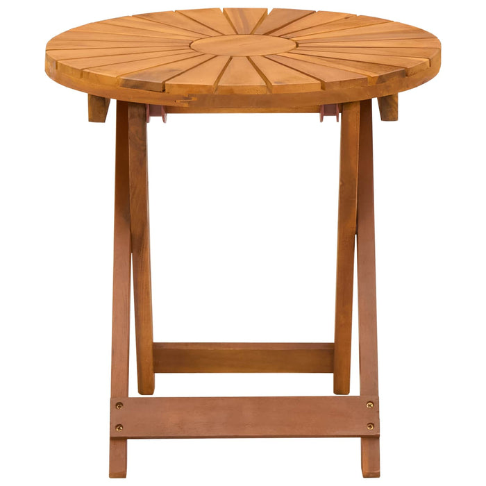 Masă de bistro natural Ø45 x 45 cm Lemn Solid de Acacia - WALTI WALTI