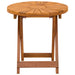 Masă de bistro natural Ø45 x 45 cm Lemn Solid de Acacia - WALTI WALTI