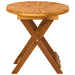 Masă de bistro natural Ø45 x 45 cm Lemn Solid de Acacia - WALTI WALTI