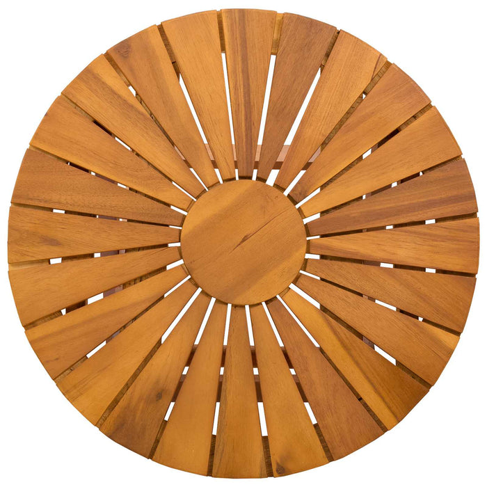 Masă de bistro natural Ø45 x 45 cm Lemn Solid de Acacia - WALTI WALTI
