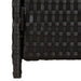 Dulap cu raft Negru 70 x 50 x 87 cm Poliester și Rattan Roly - WALTI WALTI
