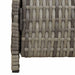Dulap cu raft Gri 70 x 50 x 87 cm Poliester și Rattan Roly - WALTI WALTI