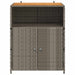 Dulap cu raft Gri 70 x 50 x 87 cm Poliester și Rattan Roly - WALTI WALTI