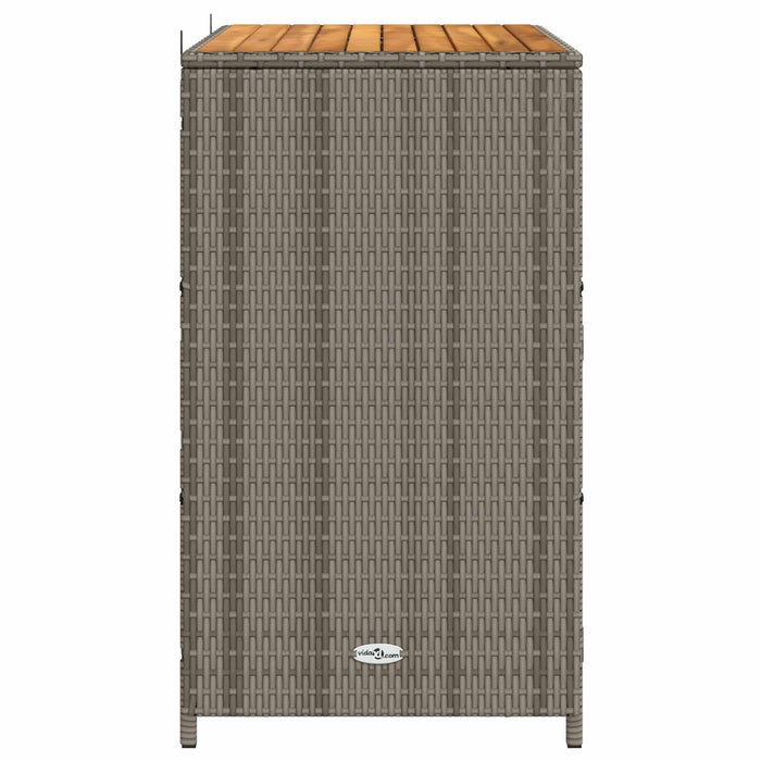 Dulap cu raft Gri 70 x 50 x 87 cm Poliester și Rattan Roly - WALTI WALTI