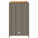 Dulap cu raft Gri 70 x 50 x 87 cm Poliester și Rattan Roly - WALTI WALTI
