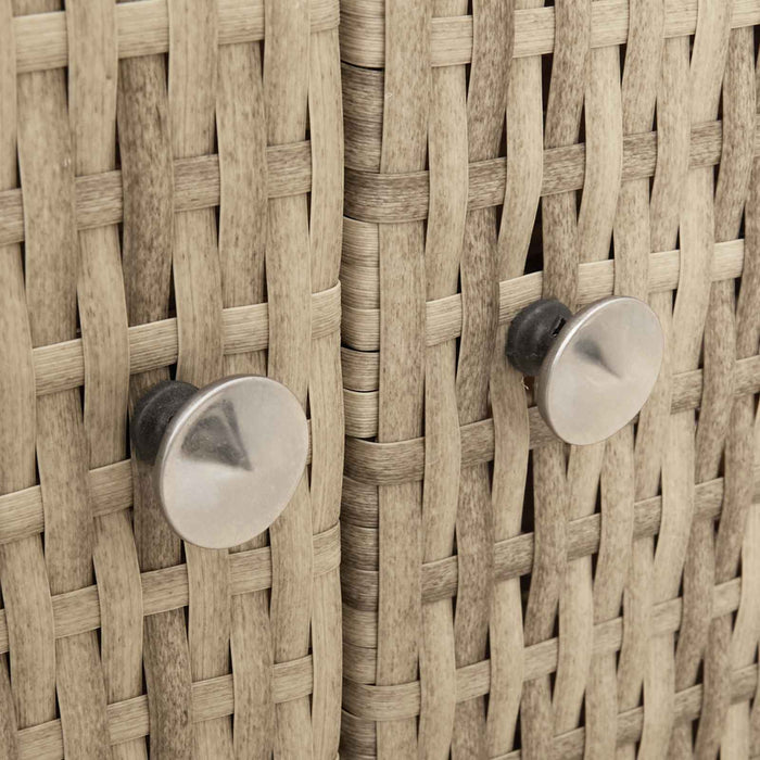 Dulap cu raft Bej 70 x 50 x 87 cm Poliester și Rattan Roly - WALTI WALTI