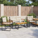 Set de Mobilier pentru Exterior cu pernă 4 pcs Crem - WALTI WALTI