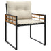 Set de Mobilier pentru Exterior cu pernă 4 pcs Crem - WALTI WALTI