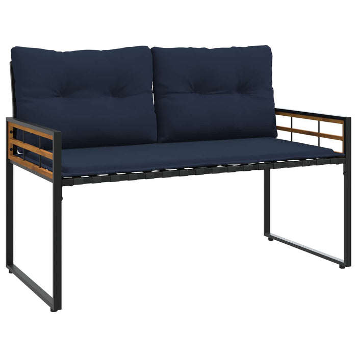 Set de Mobilier pentru Exterior cu pernă 4 pcs Bleumarin - WALTI WALTI