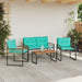Set de Mobilier pentru Exterior cu pernă 4 pcs Turcoaz - WALTI WALTI