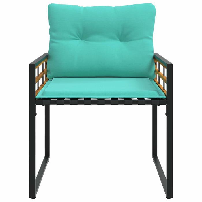 Set de Mobilier pentru Exterior cu pernă 4 pcs Turcoaz - WALTI WALTI
