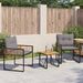 Set de Mobilier pentru Exterior cu pernă 3 pcs Gri deschis - WALTI WALTI