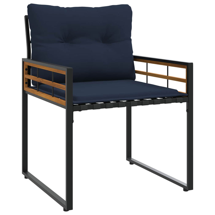 Set de Mobilier pentru Exterior cu pernă 3 pcs Bleumarin - WALTI WALTI