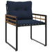 Set de Mobilier pentru Exterior cu pernă 3 pcs Bleumarin - WALTI WALTI