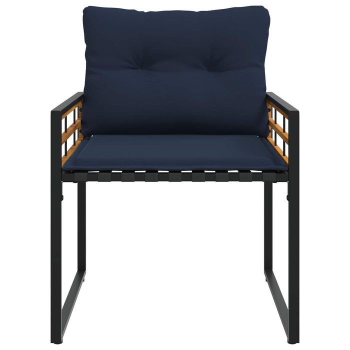 Set de Mobilier pentru Exterior cu pernă 3 pcs Bleumarin - WALTI WALTI