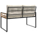 Bancă cu strat din lemn cu pernă Simplu Crem 114 x 55 x 77 cm - WALTI WALTI