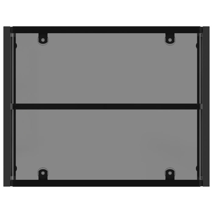 Seturi de mobilier cu pernă 3 pcs Negru și Alb crem Ratan - WALTI WALTI