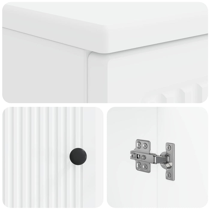 Dulap pentru Chiuveta de Baie UTRECHT Alb 59,5 x 31,5 x 59 cm - WALTI WALTI