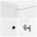 Dulap pentru Chiuveta de Baie UTRECHT Alb 59,5 x 31,5 x 59 cm - WALTI WALTI