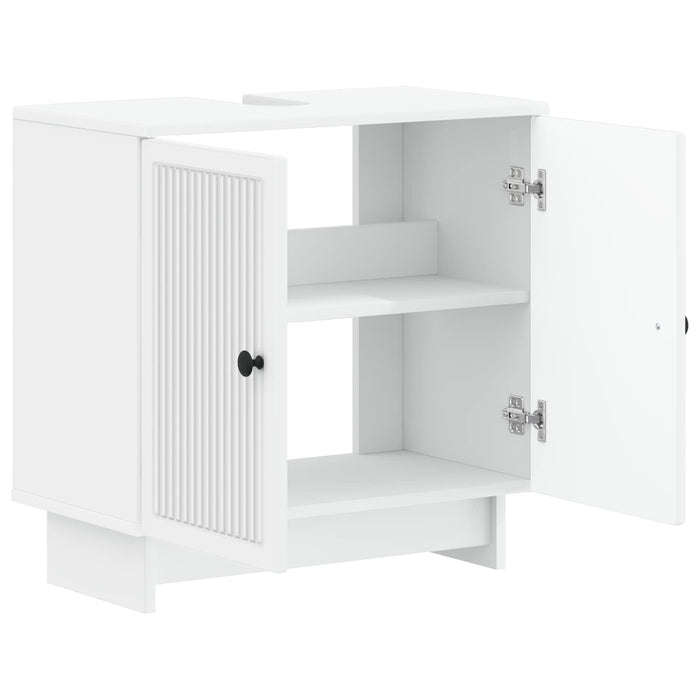 Dulap pentru Chiuveta de Baie UTRECHT Alb 59,5 x 31,5 x 59 cm - WALTI WALTI