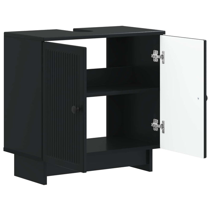 Dulap pentru Chiuveta de Baie EDE Negru 59,5 x 31,5 x 59 cm - WALTI WALTI