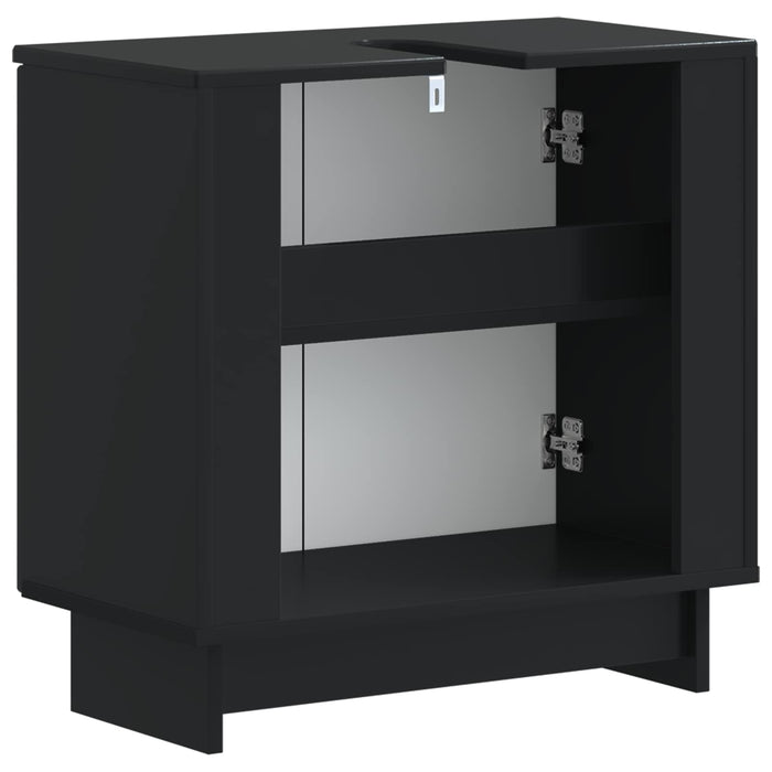 Dulap pentru Chiuveta de Baie EDE Negru 59,5 x 31,5 x 59 cm - WALTI WALTI