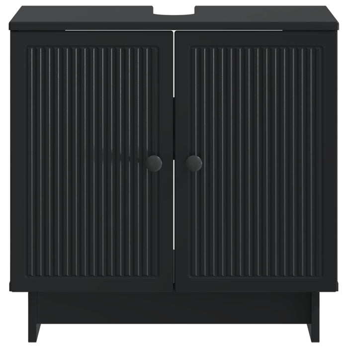Dulap pentru Chiuveta de Baie EDE Negru 59,5 x 31,5 x 59 cm - WALTI WALTI