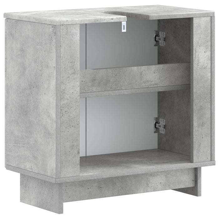 Dulap pentru Chiuveta de Baie EDE Gri Beton 59,5 x 31,5 x 59 cm - WALTI WALTI