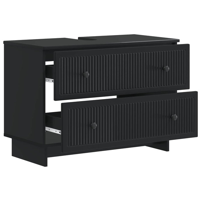 Dulap pentru Chiuveta de Baie EDE Negru 82 x 41 x 59 cm - WALTI WALTI